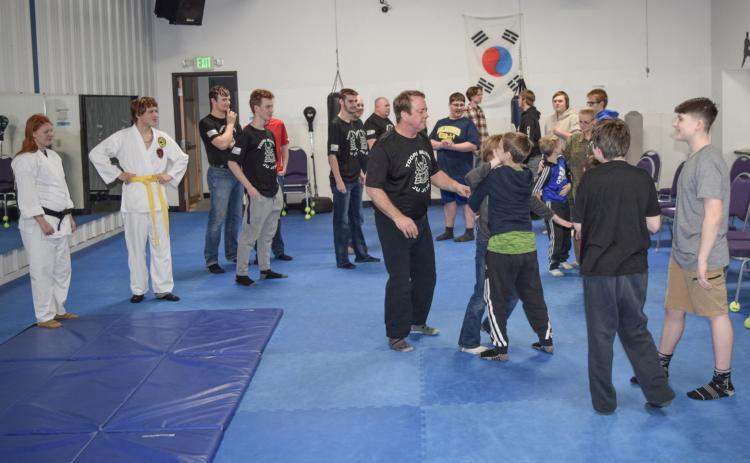 GLADWIN SCOUTS RECEIVE SELF DEFENSE TRAINING FROM AMERICAN LEGION