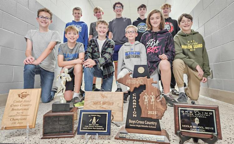 Gladwin Junior High School (GJHS) boys cross-country