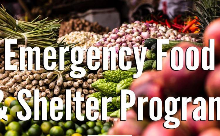 Emergency Food and Shelter Funds available