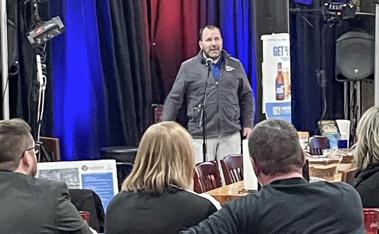 Jeff Punches spoke at the Beaverton Area Business Association’s January 17 meeting at the Beaverton Tavern, 102 W. Brown Street.