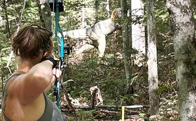 The Gladwin County Recreation Area had a Jurassic Park feel during Sunday’s 3-D Archery Tournament.