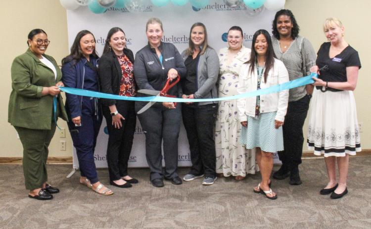 SHELTERHOUSE HOLDS RIBBON CUTTING EVENT FOR NEW SANE EXAM ROOM