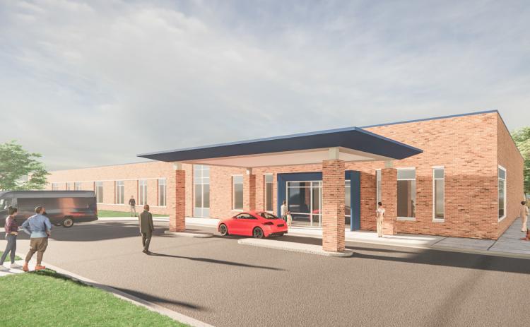 A rendering of the new MyMichigan Health Cedar Ridge Building that will be adjacent to MyMichigan Medical Center in Standish.