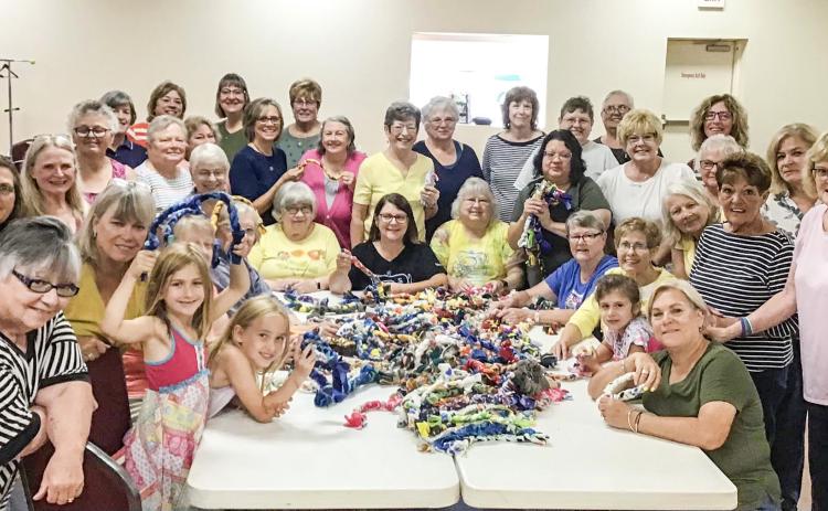 The Sugar Springs Stitchers and Quilters recently delivered 240 hand-made pet toys to the Gladwin County Animal shelter. The Stitchers do four service projects a year to benefit Gladwin service organizations. If your organization has a need we can help with, please contact us through the Sugar Springs office at 989-426-4111.