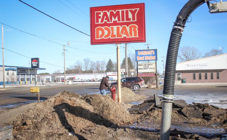 MAIN LEAK ON MAIN DRAG