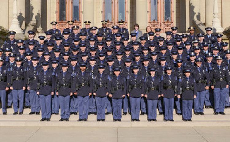 Troopers and one motor carrier officer graduate, prepare to serve Michigan