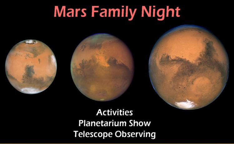 Head to the Delta College Planetarium for a free event all about Mars