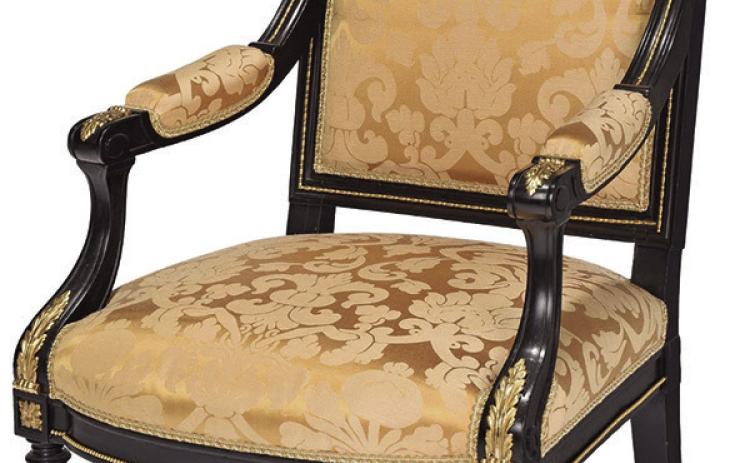 Alexander Roux signed the bronze mounts of this Victorian chair in the Louis XVI Revival style. Identifying the maker of a piece of antique furniture is not always so easy.