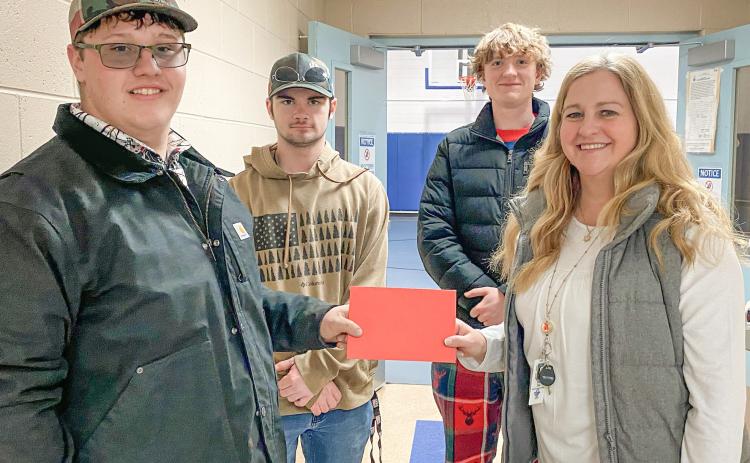 Boy Scout Troop 779 makes donation