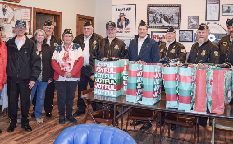 POST 171 DELIVERS GIFTS TO VETERANS