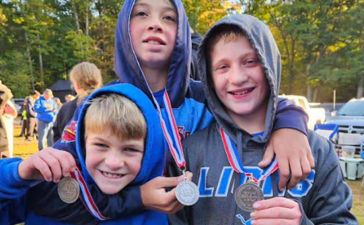 Gladwin Intermediate School medal winners from the Cedar Bend Invite.