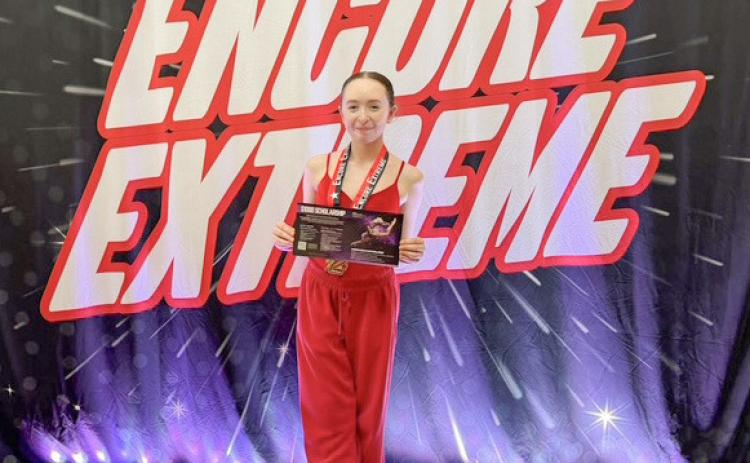Harrison receives platinum score at dance competition