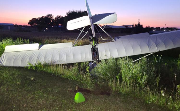 Aero Lite aircraft crash at Charles C. Zettel Memorial Airport