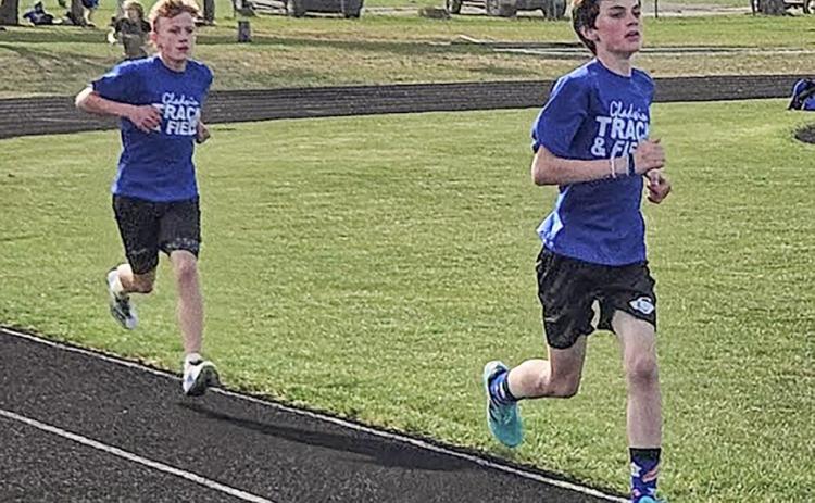 Jonah Griffiths and Ivan Christensen (both 7th graders) have been solid members of the distance squad on the team.