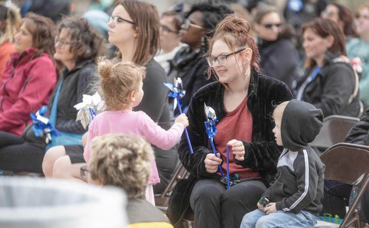 Rally, pinwheels bring awareness to child abuse prevention at State Capital
