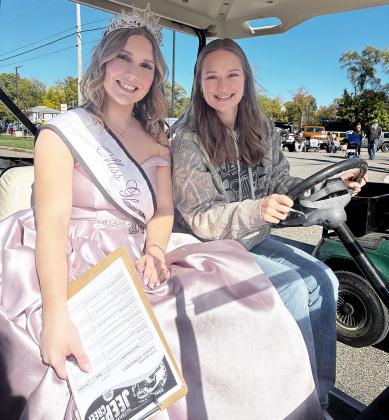 Pictured are Miss Gladwin County Audi Schmidt and Taylor Vasher.