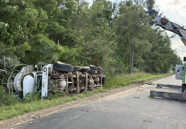 Rollover accident cleared in Butman