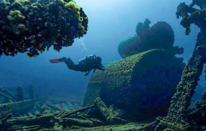 Scuba divers clean up the dirty history of the Great Lakes