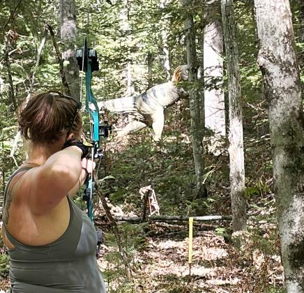 The Gladwin County Recreation Area had a Jurassic Park feel during Sunday’s 3-D Archery Tournament.