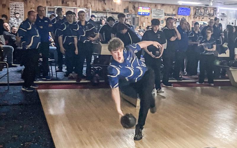 Carson Hindman and the Gladwin boys’ bowling team rolled to wins over Shepherd and Clare last week to remain undefeated in the Jack Pine Conference.