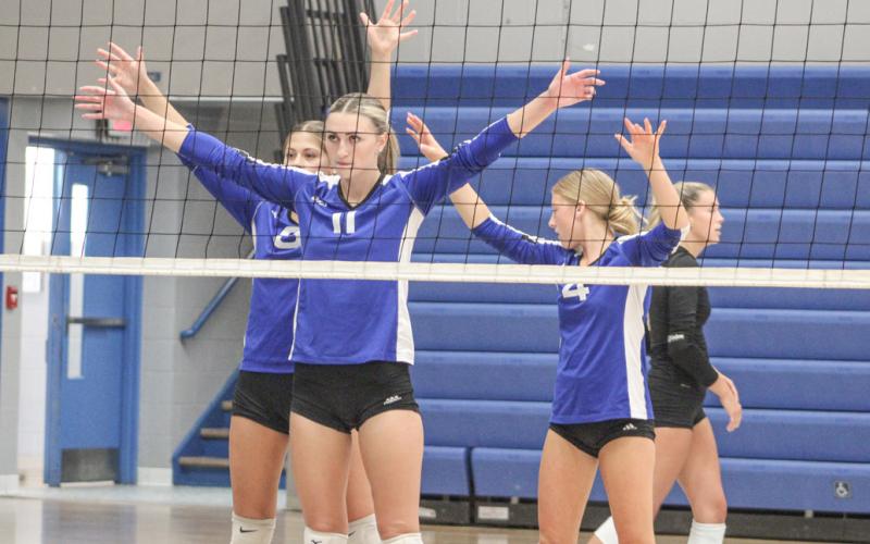 Gladwin volleyball team makes progress at quadrangular