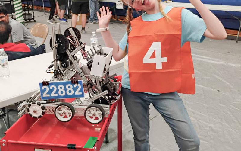 BEAVERTON STUDENT DOES THE ROBOT