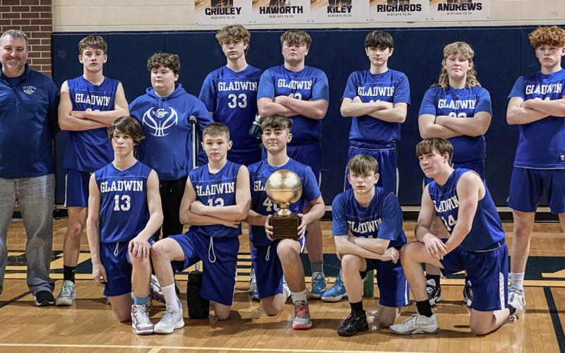 GLADWIN’S EIGHTH GRADE BOYS BASKETBALL END SEASON