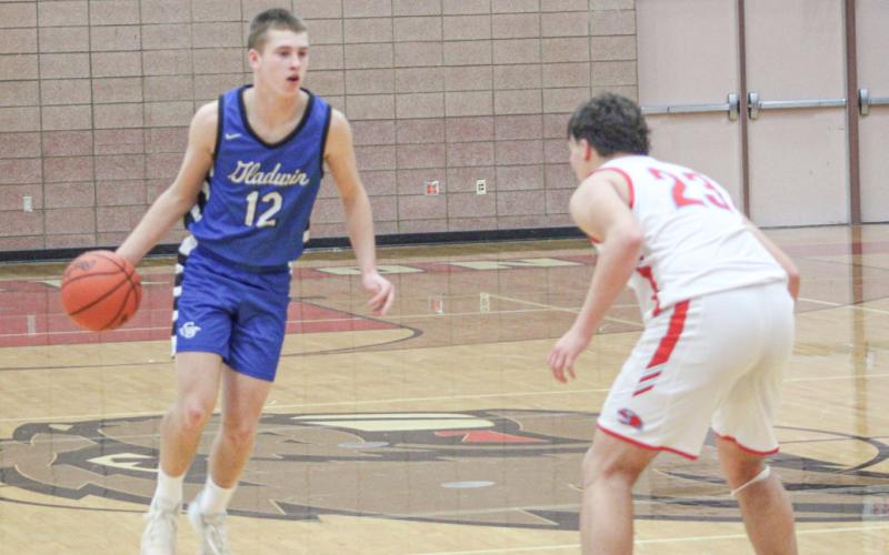 Freshman Jacob Pahl scored 15 points as Gladwin beat Houghton Lake to head into the Christmas Break without a loss.