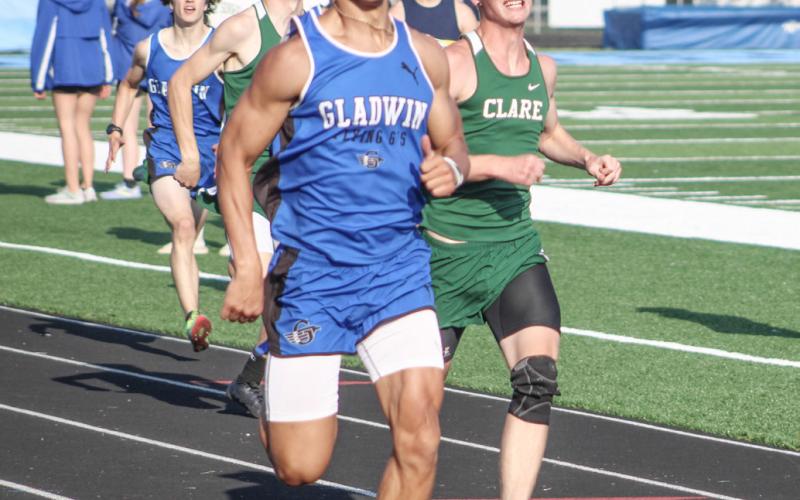 Gladwin track stars compete in special rivalry race