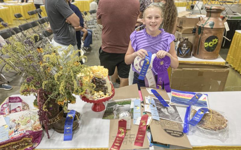 Lilly Edick receives multiple awards at Michigan State Fair