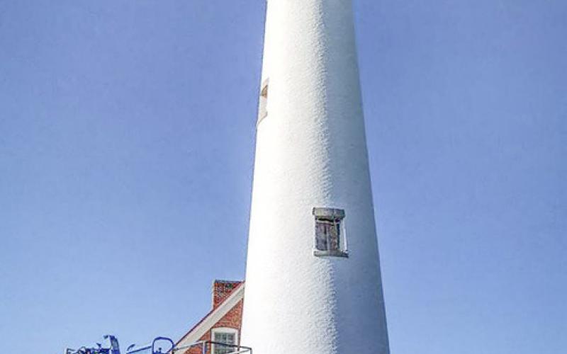 Once the brick exterior was patched, a historic whitewash was applied from top to bottom. The lighthouse is now better preserved and more historically accurate. MIHM ENTERPRISES, INC.