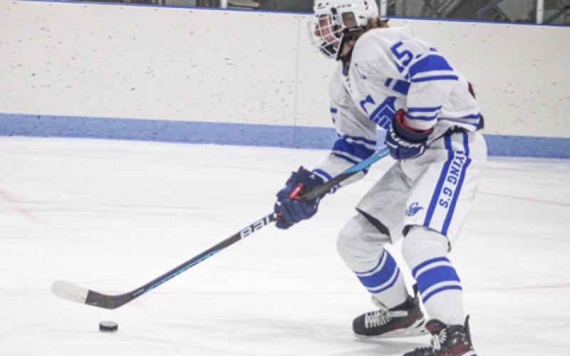Treyton Siegert had two goals and two assists in Gladwin’s 4-2 regional semifinal victory.