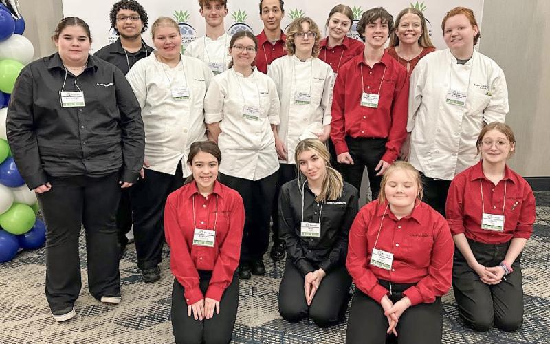 Clare-Gladwin Culinary students compete at the ProStart State Competition in Kalamazoo.