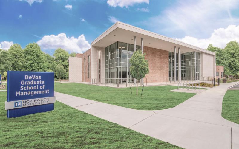The DeVos Graduate School of Management at Northwood University, which is launching a new MBA in Health Leadership and Innovation.