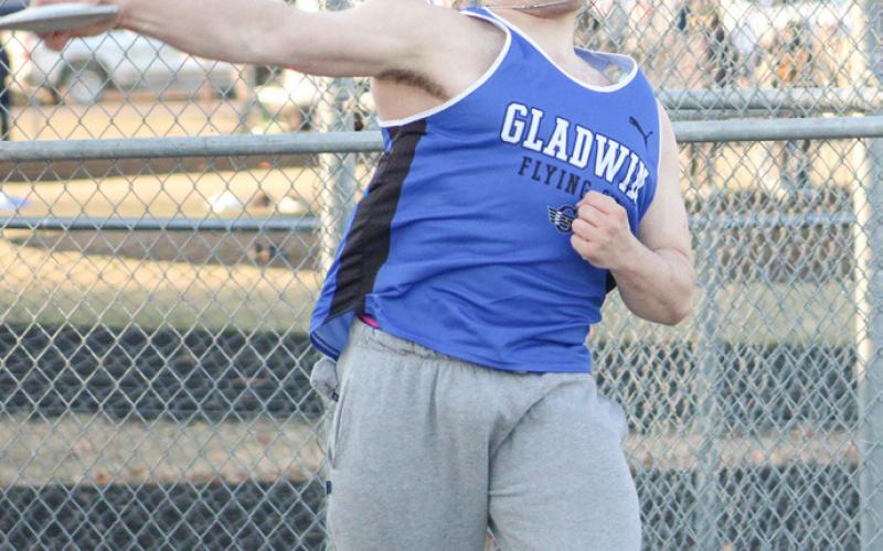 Gladwin’s Nick Brasseur was third in the discus and fourth in the shot put during a meet last week at Bullock Creek.