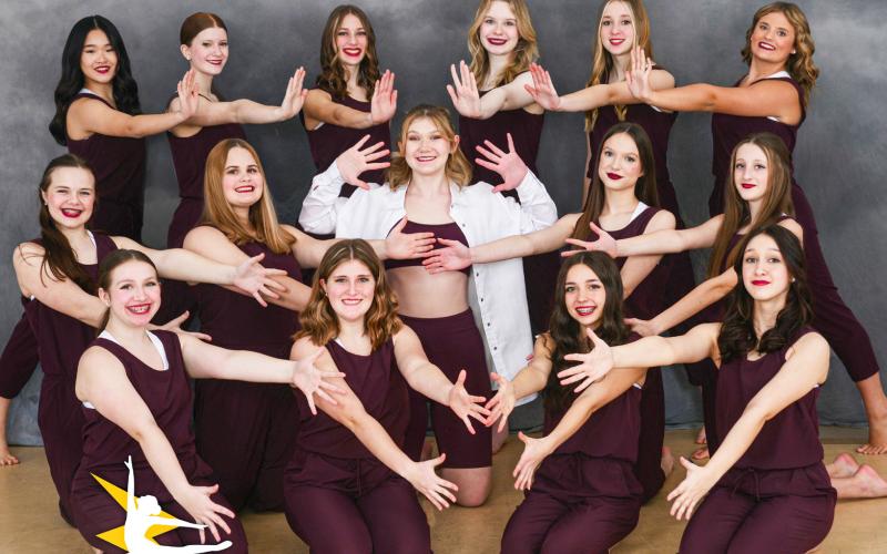 Intermediate Modern “Brainstorm” received Diamond &amp;amp; Top Scoring Recreational Group Dance of the entire competion. Pictured left to right, back row: Jiayi Rees, Taylor Frye, Breelyn Viser, Ava Mattice, Chloe Mausolf, and Abbey Bosel. Middle row: Mady Crawford, Emily Sisco, Olivia Robertson, Zaidee LeVasseur, and Rina Graveline. Front row: Liberty Kidd, Julia Edick, Malaysia Coney, and Gabby Mathews.