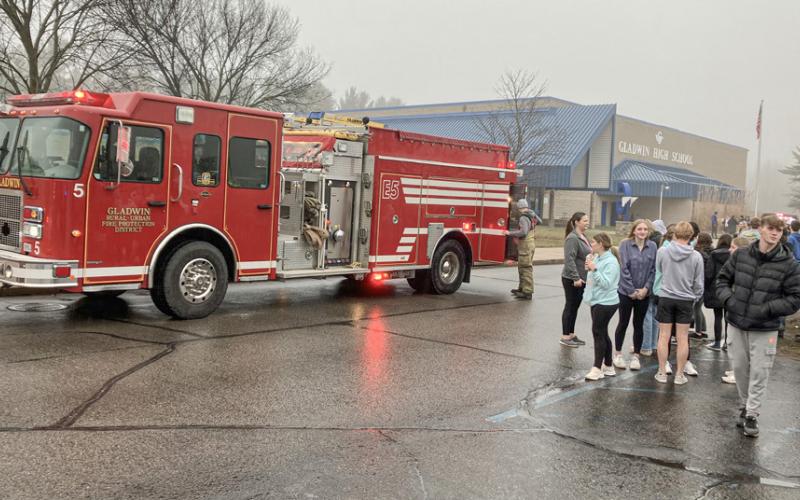 SMOKY GLADWIN HIGH SCHOOL EVACUATED