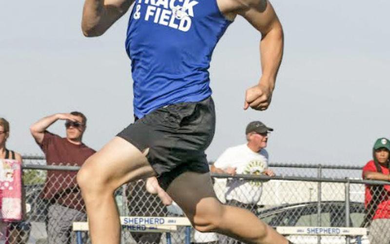 Michael Brasseur ran his fastest 400m dash of his career. LEON LANDRIDGE