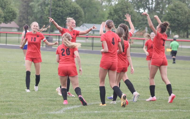 Celebrations were common when the Beaverton soccer team rolled to an 11-0 victory over Oscoda in the first round of the district tournament last week.