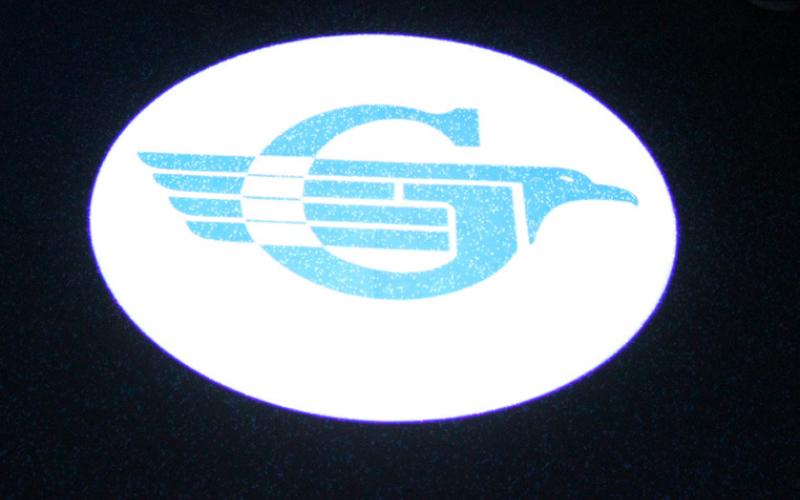 Pictured are the new lighting and metal sign in the new locker room.