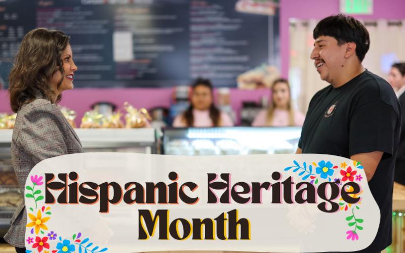 Last week Governor Whitmer declared Sept.15 - Oct.15 as Hispanic Heritage Month. It is part of a federal funding initiative that aims to ensure Michigan is an inclusive state providing equal opportunites.