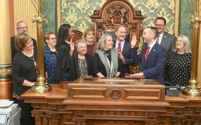 REP. SCHUETTE SWORN IN FOR SECOND TERM IN MICHIGAN HOUSE