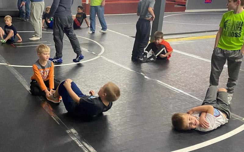 Youth Westling in Gladwin begins practicing