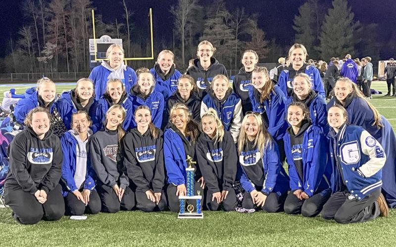 The Gladwin girls’ track team is having a banner season and got together for a celebratory photo after winning the championship at the Nite Trax Invitational Friday at Meridian.