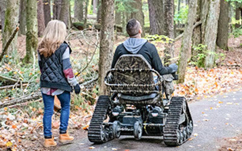 DNR reaches track chair fundraising goal