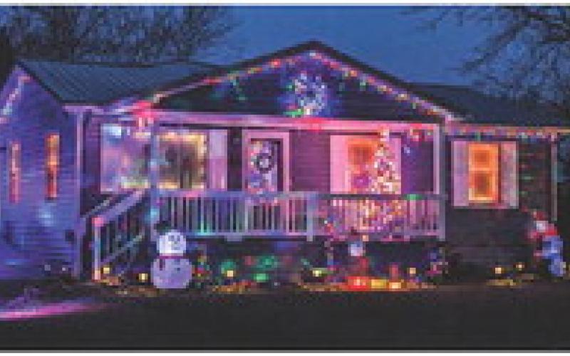 The City of Gladwin held this year’s Home Decoration Christmas Light Contest. This year’s winners were at (pictured above) 311 Cemetery Street in first place, 512 W. Martin Street in second place, and 1231 Bartlett Street in third place. Honorable mentions were 904 W. Deer Street and 531 Lennon Lane.