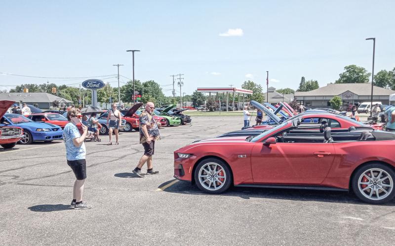 MAVERICK FORD MUSTANG PIT STOP CAR SHOW HELD
