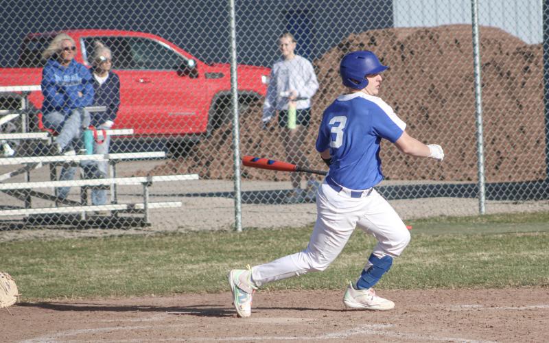 Senior Jayden Mieske is one of a number of returning starters who will power the lineup for the Gladwin baseball team this spring.