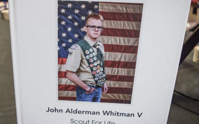 WHITMAN EARNS EAGLE SCOUT