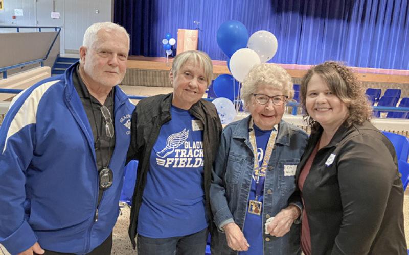 GLADWIN HONORS TRACK COACH GILLIAM